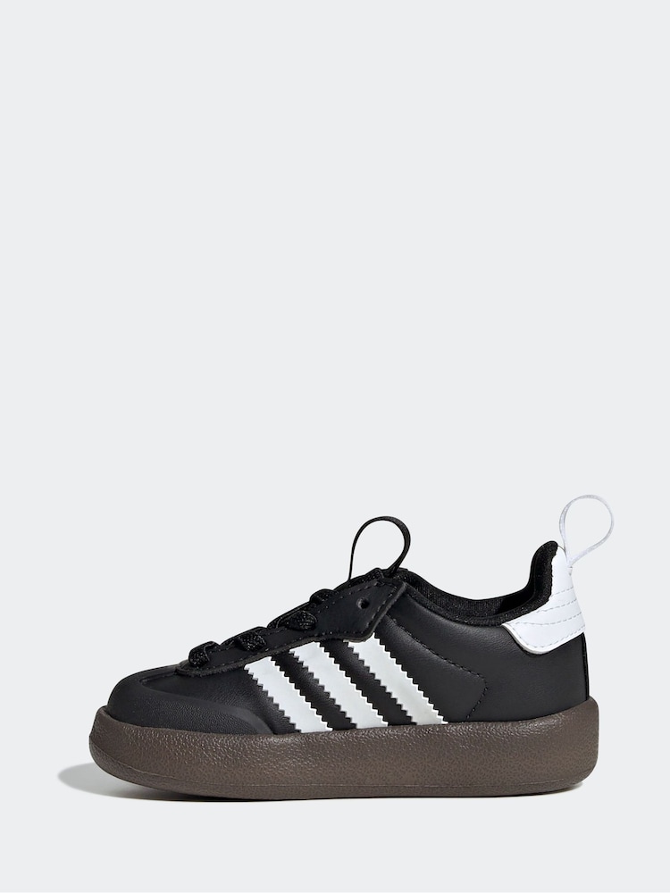 adidas Originals Black/White Adifom Samba 360 Easy-On Infant Trainers - Image 2 of 10 adidas Originals Black/White Adifom Samba 360 Easy-On Infant Trainers - Image 2 of 10