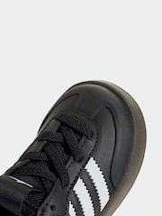 adidas Originals Black/White Adifom Samba 360 Easy-On Infant Trainers - Image 8 of 10