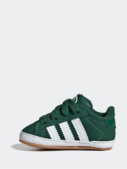 adidas Originals Green Campus Crib Hook and Loop Easy On Infant Trainers - Image 2 of 9