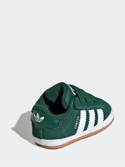 adidas Originals Green Campus Crib Hook and Loop Easy On Infant Trainers - Image 4 of 9