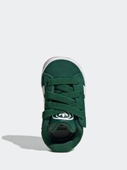 adidas Originals Green Campus Crib Hook and Loop Easy On Infant Trainers - Image 6 of 9