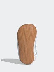 adidas Originals Green Campus Crib Hook and Loop Easy On Infant Trainers - Image 7 of 9