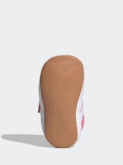 adidas Originals Pink Campus Crib Hook and Loop Easy On Infant Trainers - Image 7 of 9