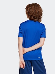 adidas Blue/White Regular Fit Train Essentials Logo Kids T-Shirt - Image 2 of 6