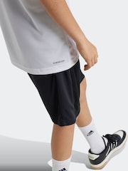 adidas White/Black Regular Fit Train Essentials Logo Kids T-Shirt - Image 4 of 6
