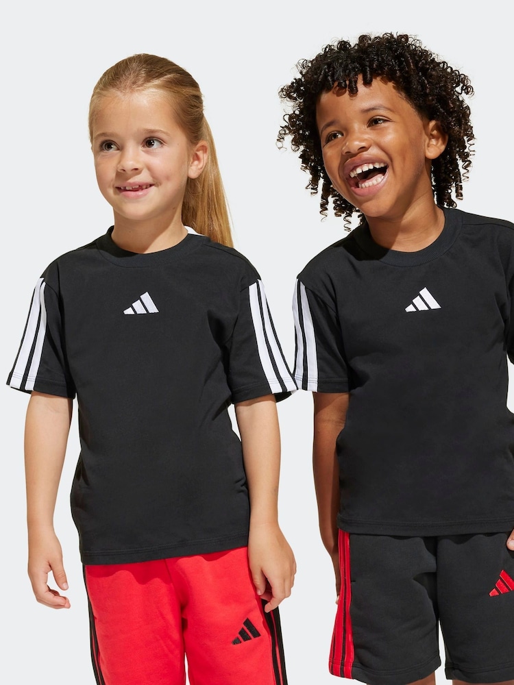 adidas Black/White Essentials Kids Joggers - Image 1 of 6 adidas Black/White Essentials Kids Joggers - Image 1 of 6