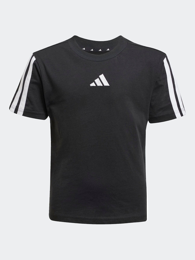 adidas Black/White Essentials Kids Joggers - Image 6 of 6 adidas Black/White Essentials Kids Joggers - Image 6 of 6