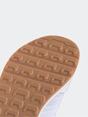 adidas White/Black Tensaur Switch Hook and Loop Kids Trainers - Image 7 of 7