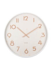 Karlsson White Pure Large Wall Clock - Image 1 of 3