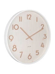Karlsson White Pure Large Wall Clock - Image 2 of 3