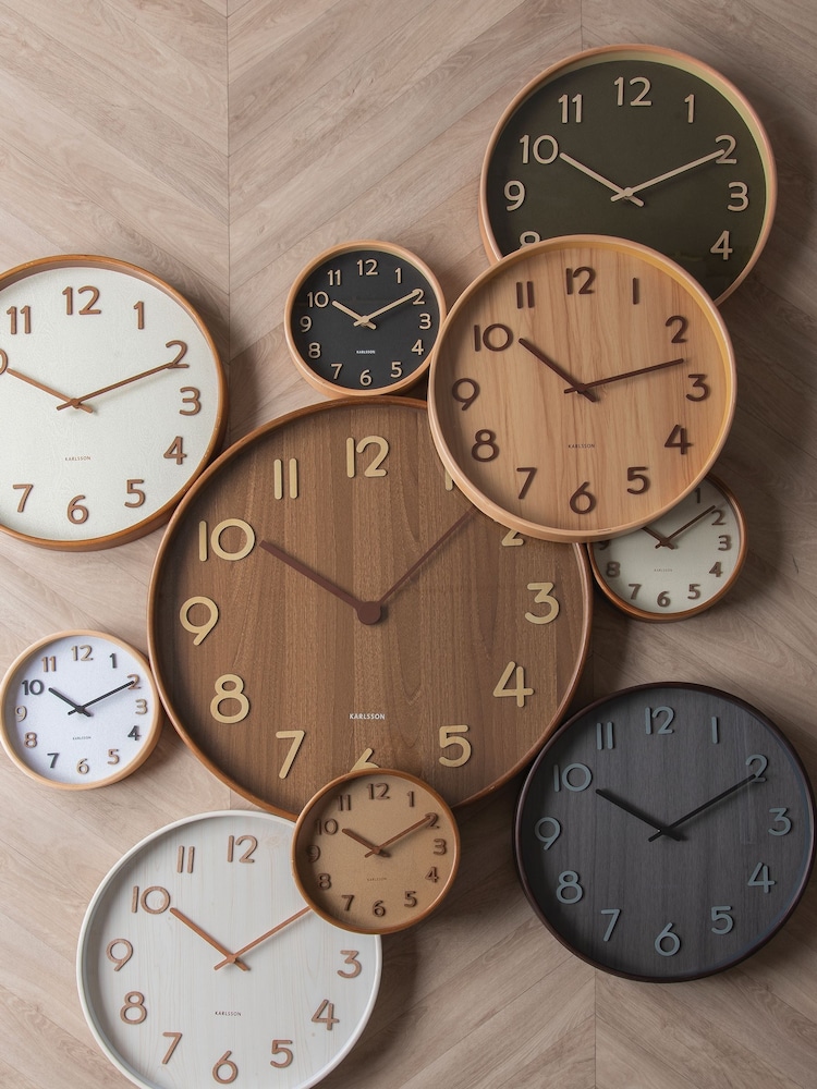 Karlsson White Pure Large Wall Clock - Image 3 of 3