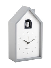 Karlsson Mouse Grey Modern Cuckoo Alarm Clock - Image 2 of 5