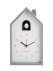 Karlsson Mouse Grey Modern Cuckoo Alarm Clock - Image 3 of 5