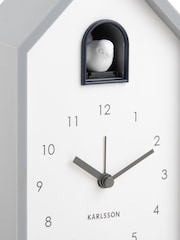 Karlsson Mouse Grey Modern Cuckoo Alarm Clock - Image 4 of 5