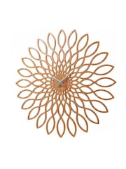 Karlsson Wood Sunflower Wall Clock - Image 2 of 2