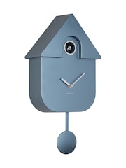 Karlsson Dark Blue Modern Cuckoo Wall Clock - Image 2 of 5