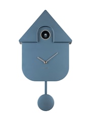 Karlsson Dark Blue Modern Cuckoo Wall Clock - Image 3 of 5