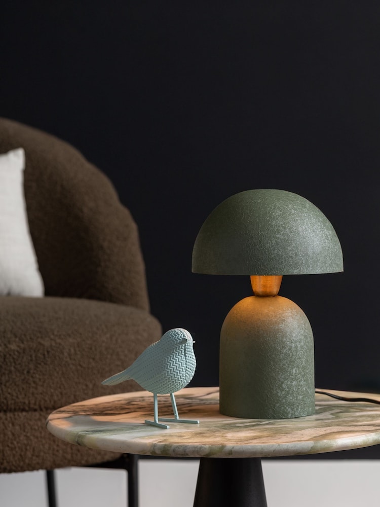 Leitmotiv Jungle Green Boaz Textured Table Lamp - Image 1 of 3