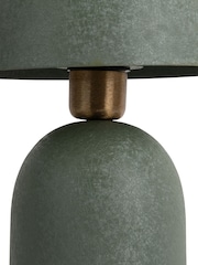 Leitmotiv Jungle Green Boaz Textured Table Lamp - Image 3 of 3