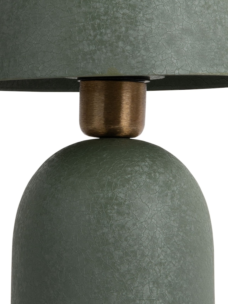 Leitmotiv Jungle Green Boaz Textured Table Lamp - Image 3 of 3