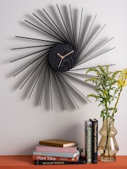 Karlsson Black Helix Wall Clock - Image 1 of 5