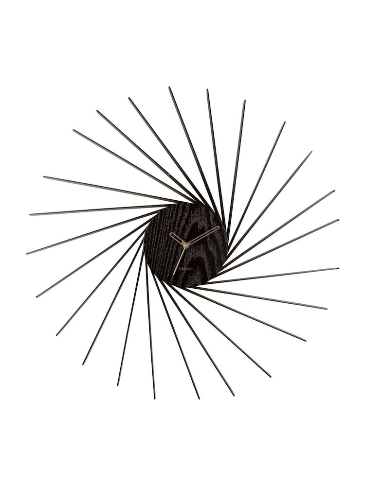 Karlsson Black Helix Wall Clock - Image 2 of 5