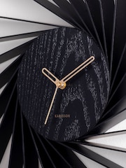 Karlsson Black Helix Wall Clock - Image 3 of 5
