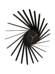 Karlsson Black Helix Wall Clock - Image 4 of 5