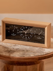 Karlsson Black Neat Alarm Clock - Image 1 of 4