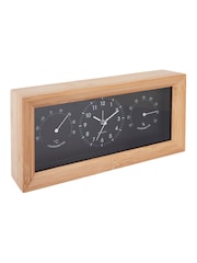 Karlsson Black Neat Alarm Clock - Image 3 of 4