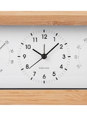 Karlsson White Neat Alarm Clock - Image 4 of 4