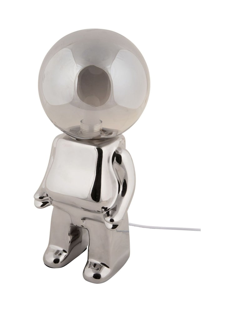 Leitmotiv Chrome Plated LED Ross Table Lamp - Image 2 of 5