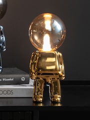 Leitmotiv Gold Plated LED Ross Table Lamp - Image 1 of 5