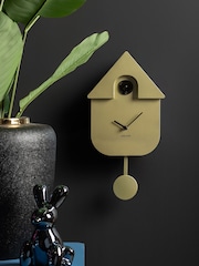 Karlsson Metallic Gold Modern Cuckoo Wall Clock - Image 1 of 1