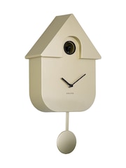 Karlsson Metallic Gold Modern Cuckoo Wall Clock - Image 2 of 5