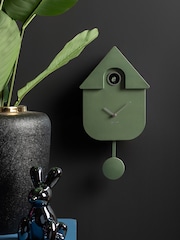Karlsson Jungle Green Modern Cuckoo Wall Clock - Image 1 of 5