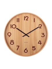 Karlsson Light Wood Pure Large Wall Clock - Image 2 of 3