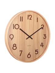 Karlsson Light Wood Pure Large Wall Clock - Image 3 of 3