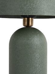 Leitmotiv Jungle Green Boaz Large Textured Table Lamp - Image 3 of 3