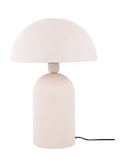 Leitmotiv Warm Grey Boaz Large Textured Table Lamp - Image 2 of 3