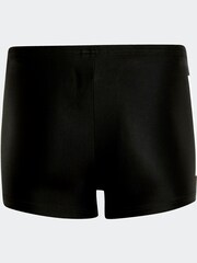 adidas Black/White 3-Stripes Swim Boxers Kids - Image 2 of 5
