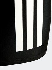 adidas Black/White 3-Stripes Swim Boxers Kids - Image 5 of 5