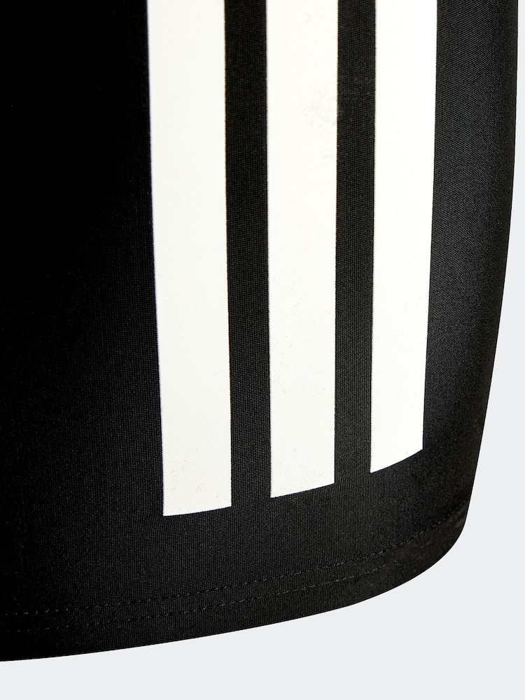 adidas Black/White 3-Stripes Swim Boxers Kids - Image 5 of 5
