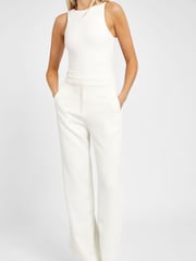 Because Of Alice White Effortless Wide Leg Trousers - Image 2 of 6