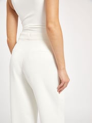 Because Of Alice White Effortless Wide Leg Trousers - Image 5 of 6