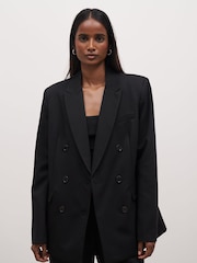 Because Of Alice Black Formal Double Breasted Blazer - Image 1 of 6