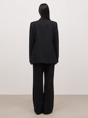 Because Of Alice Black Formal Double Breasted Blazer - Image 2 of 6