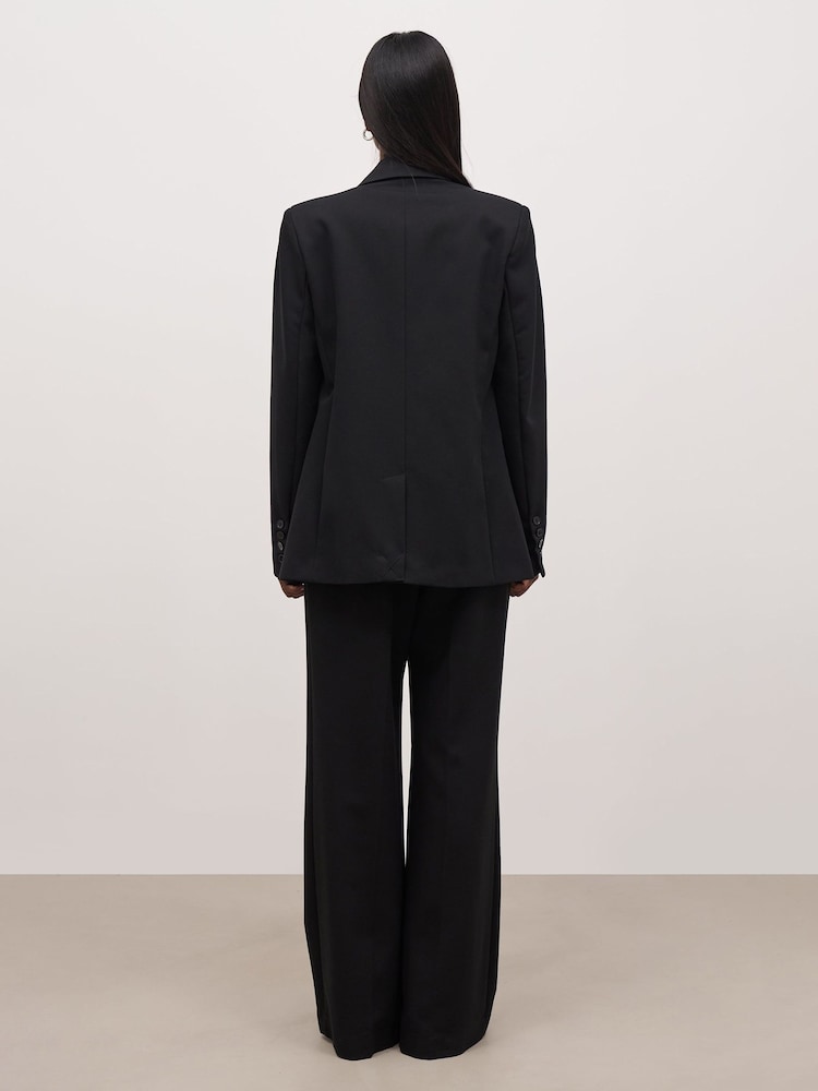 Because Of Alice Black Formal Double Breasted Blazer - Image 2 of 6 Because Of Alice Black Formal Double Breasted Blazer - Image 2 of 6