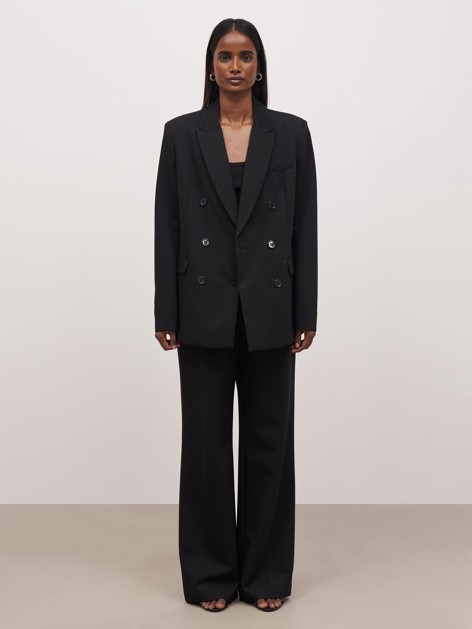 Buy Because Of Alice Black Formal Double Breasted Blazer from Next USA