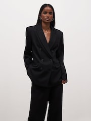Because Of Alice Black Formal Double Breasted Blazer - Image 4 of 6